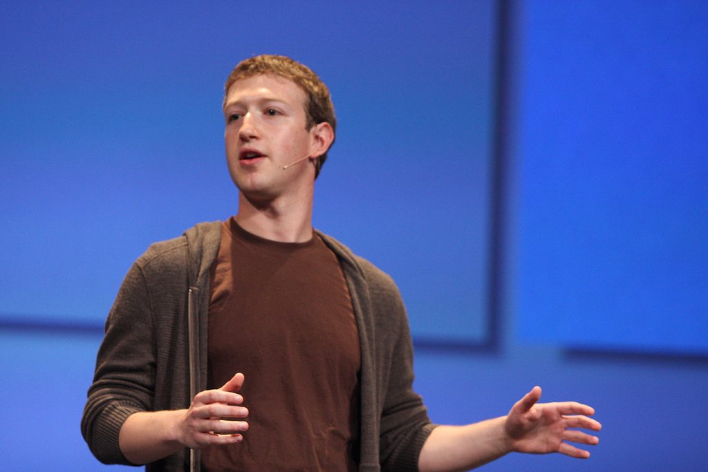 Fift richest person in the world, Mark Zuckerberg